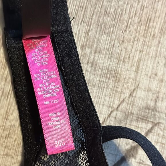 VINCE CAMUTO black bra- size‎ 36C - Picture 8 of 8